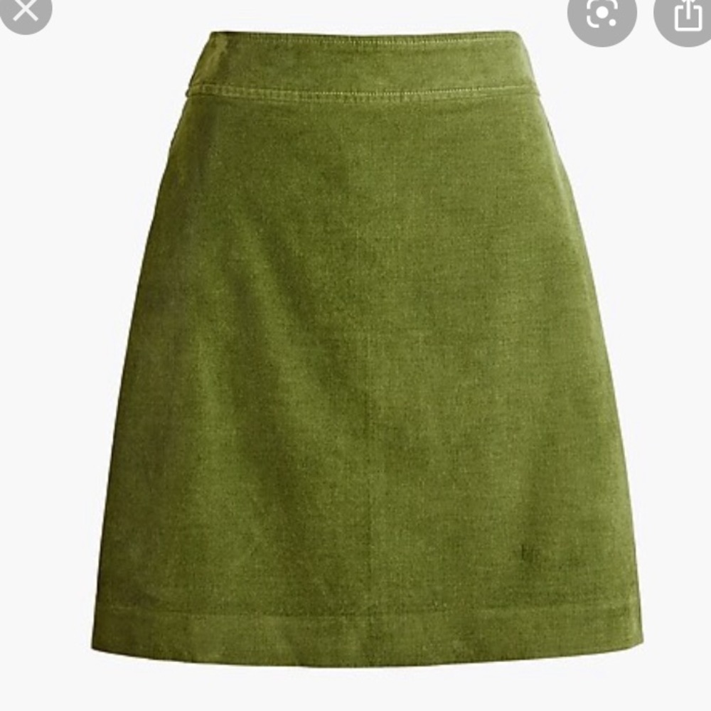 J. Crew corduroy mini skirt. Size 12.